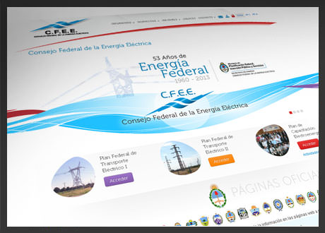 imagen de sitio de Consejo Federal de la Energia Electrica